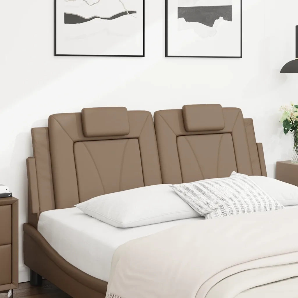 Cuscino Testiera Viana Cappuccino 120 cm in Similpelle CFW1082136