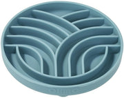 Bowl anti-gulping per cani, gatti e cuccioli, anti-gulping in silicone, alimentazione salutare, prevenzione gonfiore, antiscivolo (S-Tree di vita, azzurro chiaro)