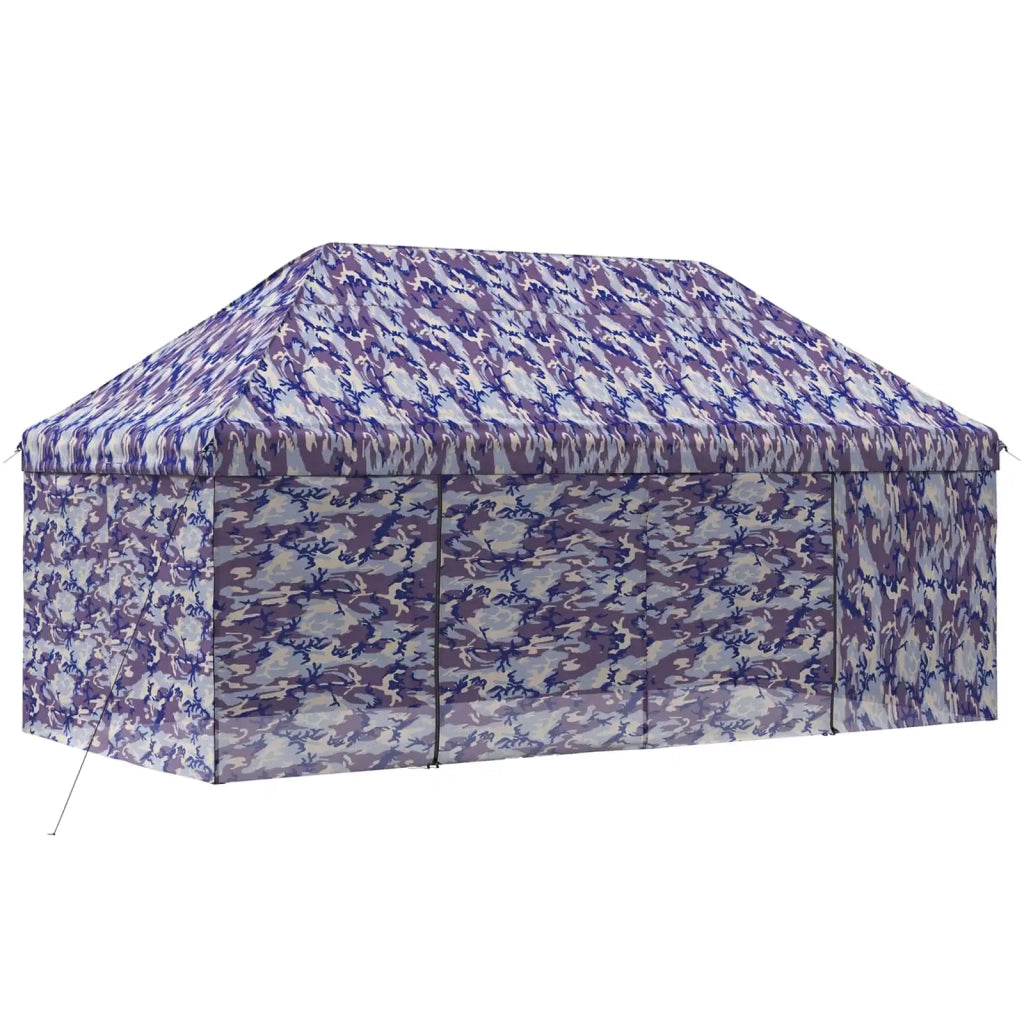 Gazebo Pop-up con 4 Pareti 3 x 6 m Blu Cacciatore 42036833