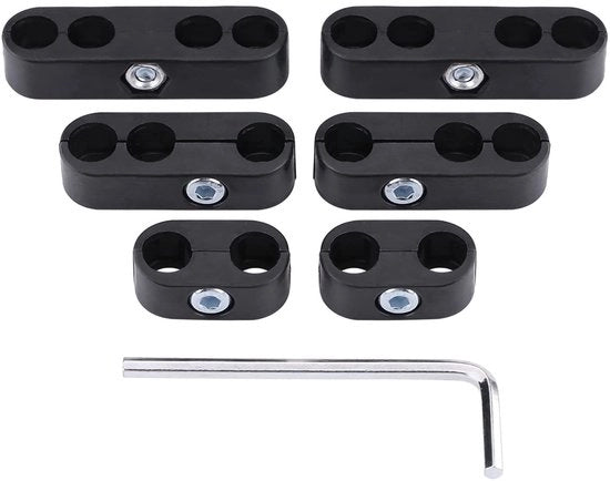 Divisori di corrente/Pezzi di distribuzione - Protezione dei cavi - 7 mm/8 mm - ABS - Resistenti agli urti/Duraturi - Divisori di corrente per cavi