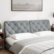 Cuscino Testiera Grigio Chiaro 180 cm in Tessuto CFW7886226