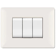 PLACCA LIFE Q LIVING PLAST BIANCO               3P- 10,0 pz