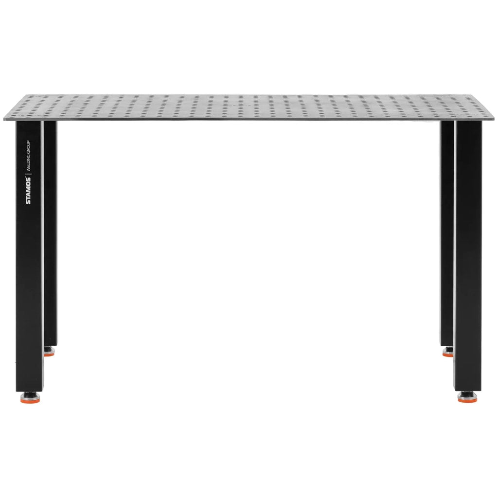 Tavolo da saldatura professionale 200 kg 150 x 100 cm acciaio nero argento 14_0010012