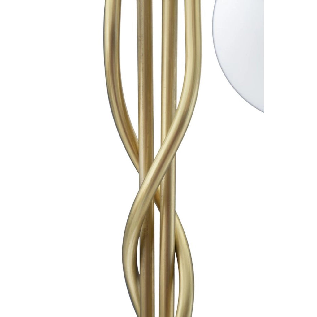Lampada da Terra VKH204, Oro, Metallo, 54x54x176 cm
