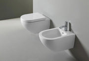 Sedile Enjoy+Amedeo In Termoind. Bco Lucido - Cielo Ceramica