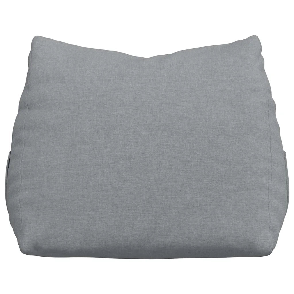 Cuscino per Schiena Grigio chiaro 45 x 20 x 35 cm Tessuto
