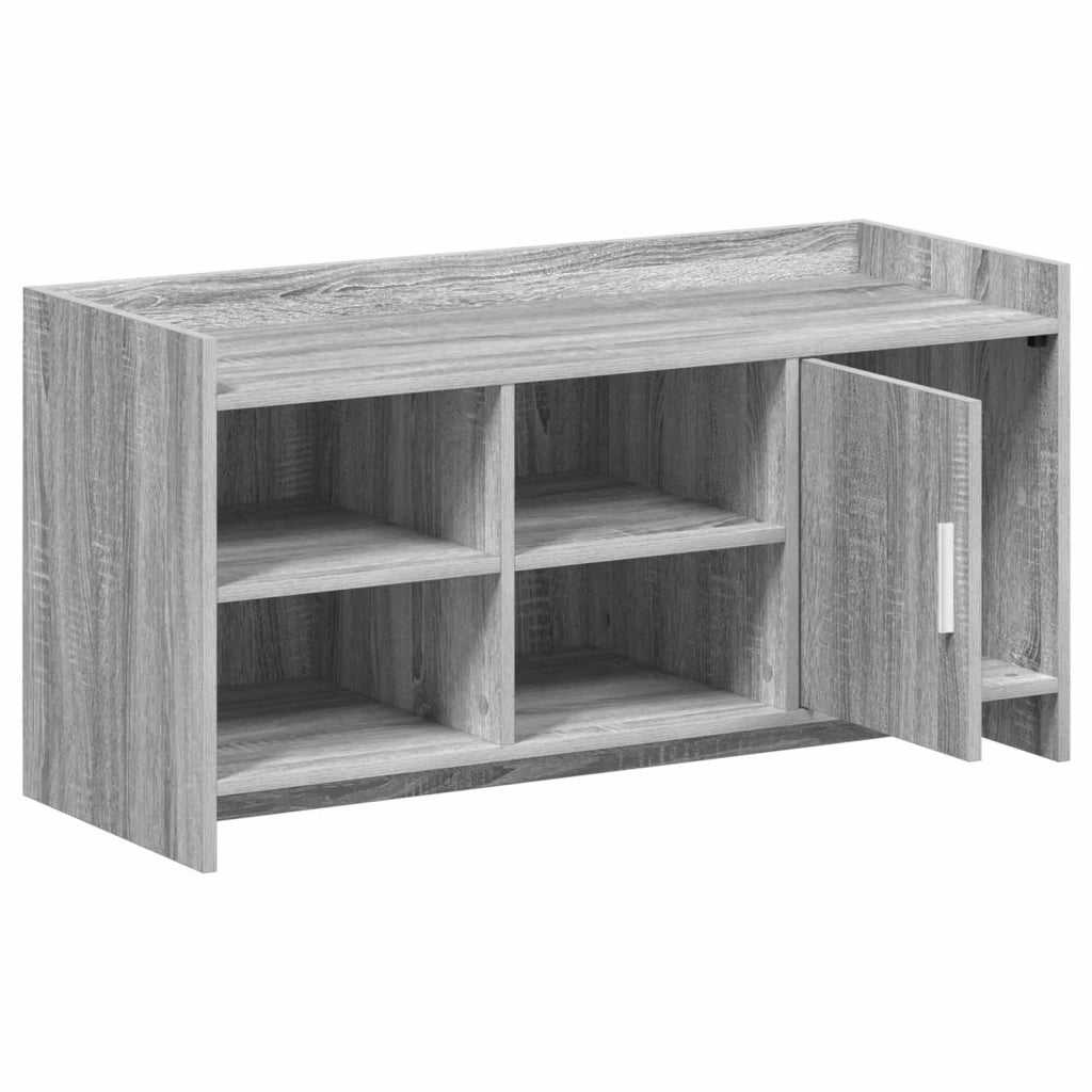 Mobile per scarpe con porta Sonoma grigio 100 x 39,5 x 51 cm 8011360