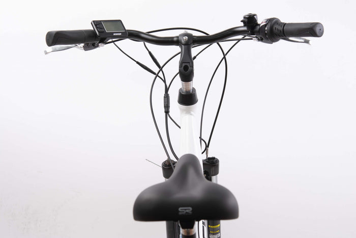 Bici elettrica SCH E-Moving 28'' city Bianca