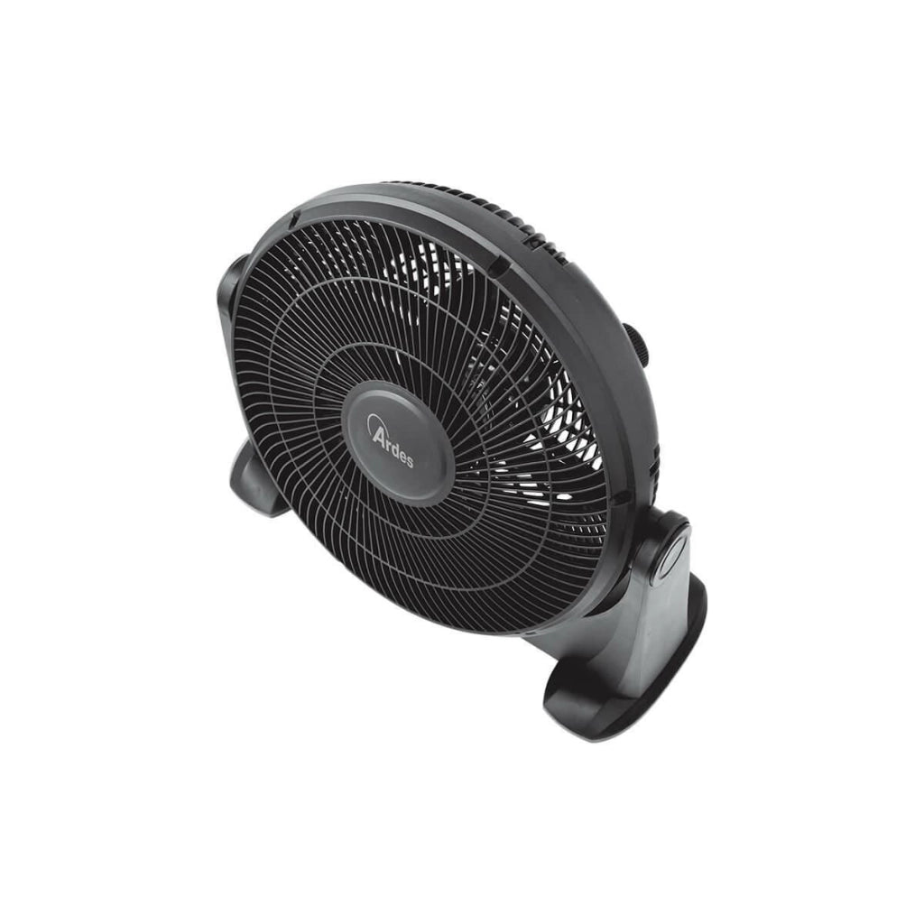 Ardes Ventilatore Box Fan 5 Pale 3 Velocita' 40cm Nero per una Ventilazione Efficace e Silenziosa in Ambienti Domestici