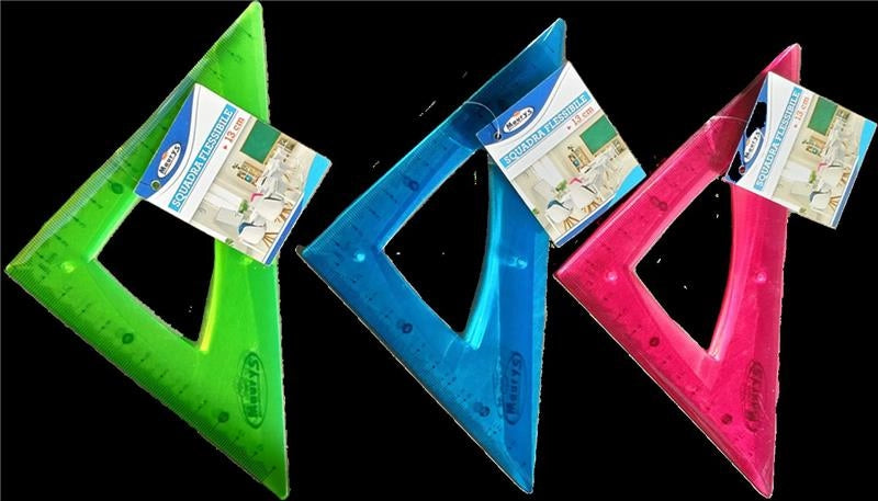 SQUADRA FLESSIBILE 45 GRADI TRAINGOLARE COLORI ASSORTITI