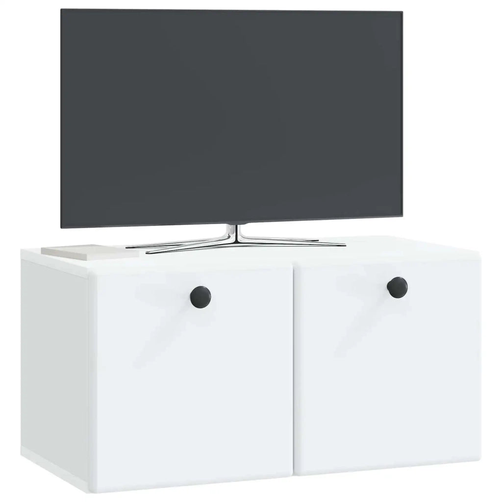 Mobile Porta TV da Muro 59,5 x 31 x 30 cm Bianco 899215