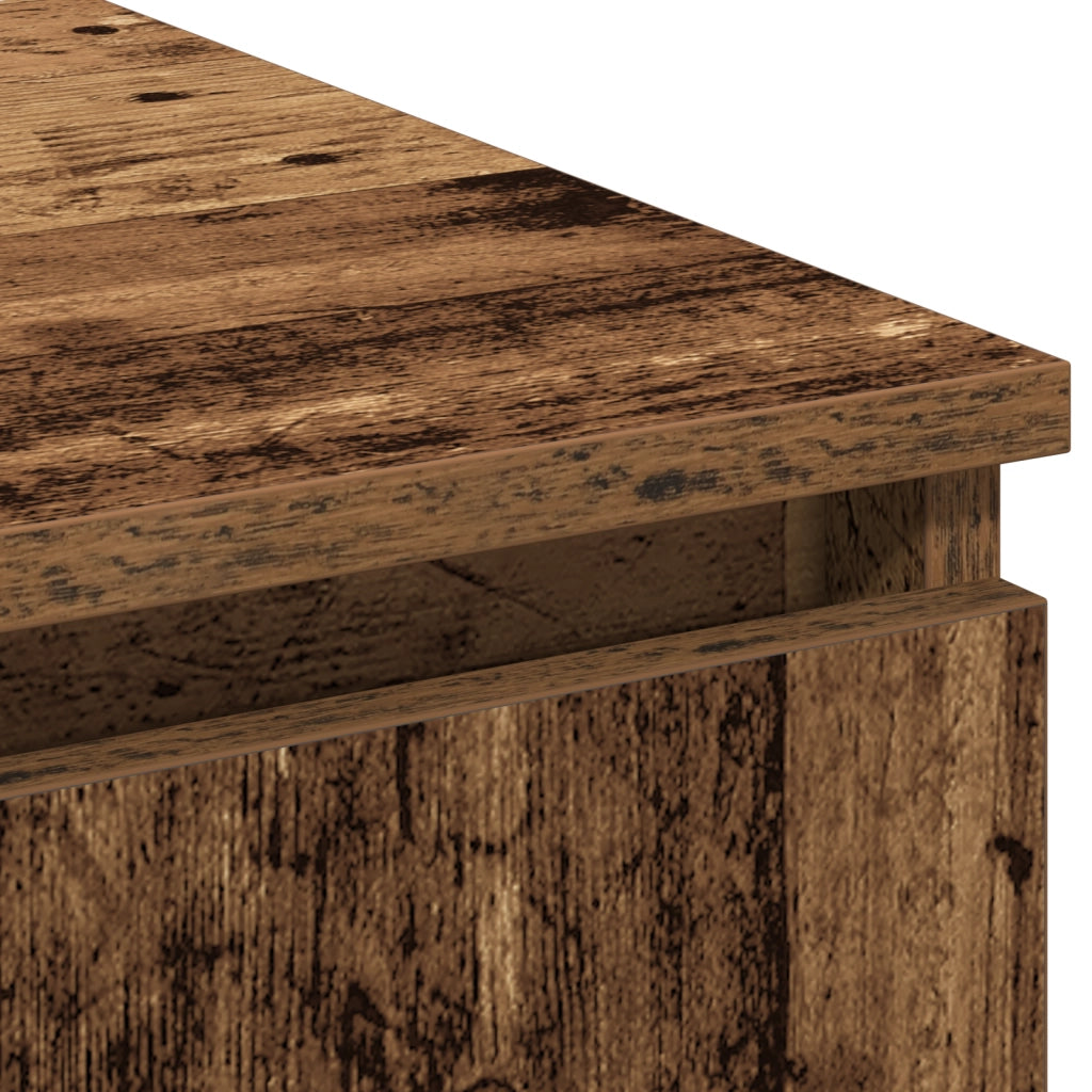 Mobile TV con LED Legno Vecchio 180x38x49 cm Legno ingegnerizzato