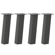 Gambe per tavolino 4 pz Antracite 30 cm Acciaio 4012498