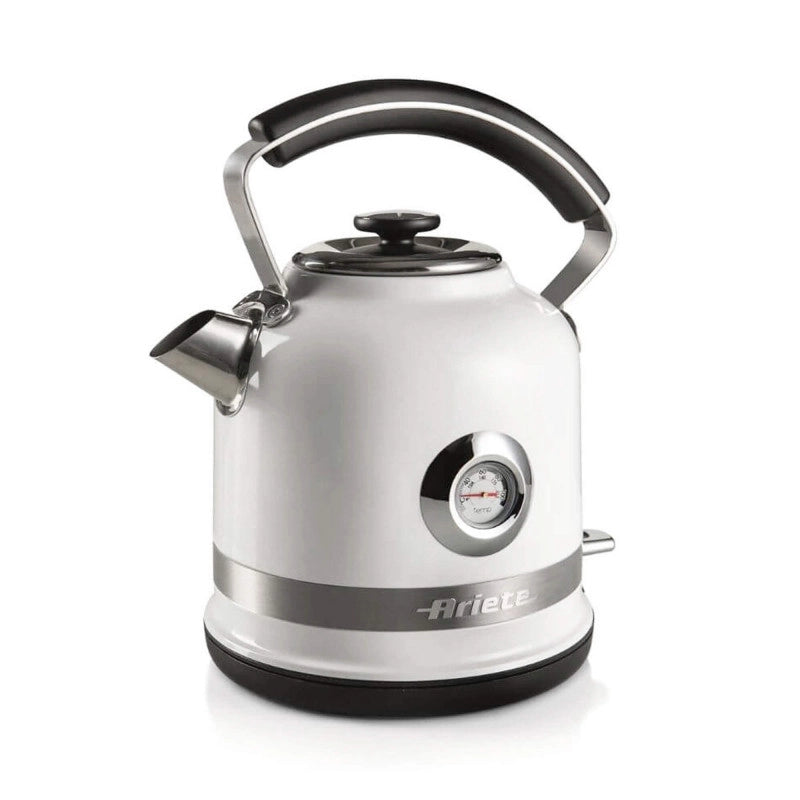 Bollitore Elettrico 2000W - Capacità 1,7L - 360° Cordless - Termometro - Bianco