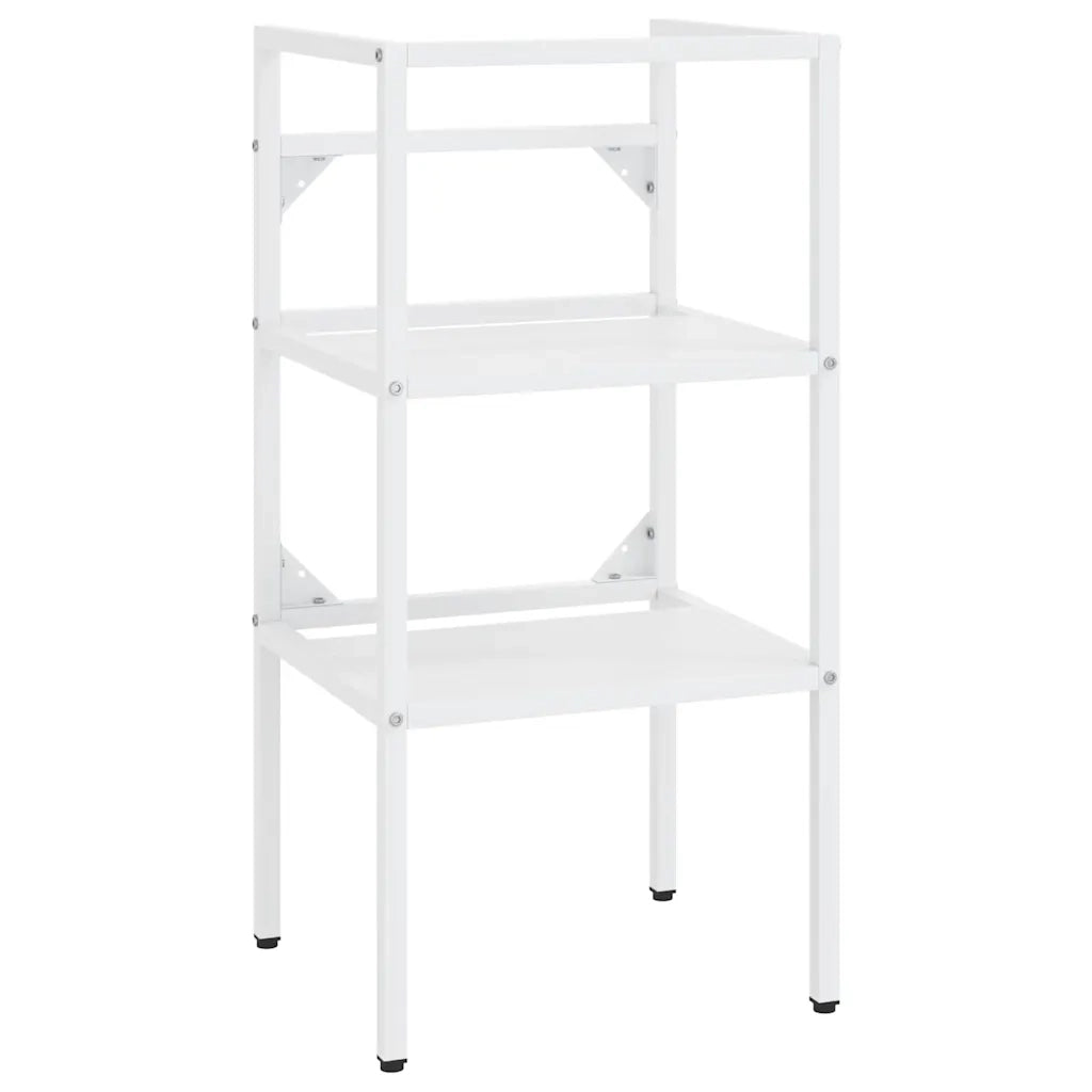 Struttura per Lavabo da Bagno-Supporti per Lavandino Bianca 40x38x83 cm in Ferro 461668