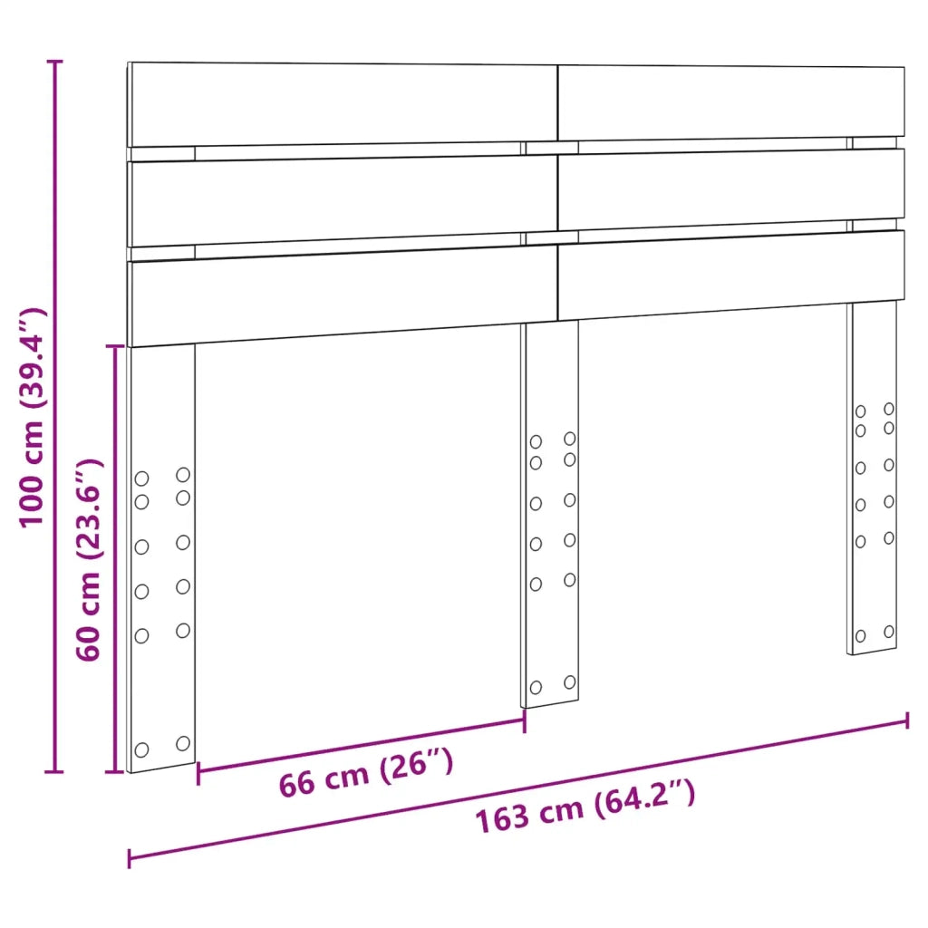 Testiera Bianco Legno ingegnerizzato 888181