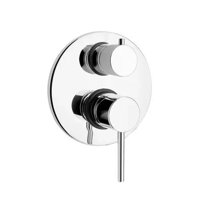Set doccia con braccio 40 cm + soffione 25 cm + miscelatore + kit doccia Essenza