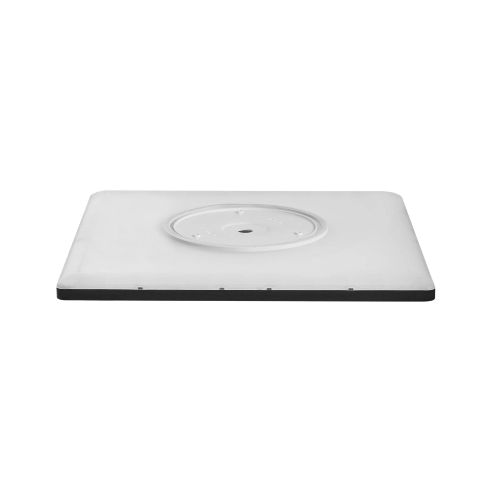 Lampada da soffitto a LED, pannello luminoso a LED quadrato in materiale sintetico nero, lampada da incasso a soffitto con telecomando