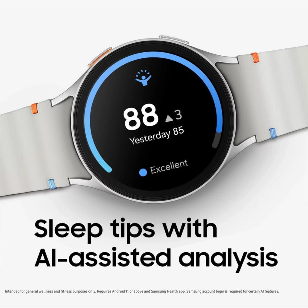 SMARTWATCH SAMSUNG GALAXY WATCH 7 44 MM SM L310 BLUETOOTH WIFI 1.5" SUPER AMOLED 32 GB CASSA GREEN / CINTURINO SPORT BAND DARK GRAY (Ricondizionato)