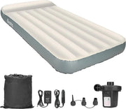 Letto aereodinamico con pompa elettrica per interni ed esterni - Materasso singolo