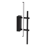 Applique Moderna Trepiliano Alluminio Nero Plastiche Bianche Led 12W 1450Lm Ip20