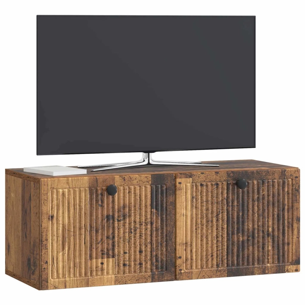 Mobile Porta TV da Muro Legno antico 78,5 x 31 x 30 cm 898043