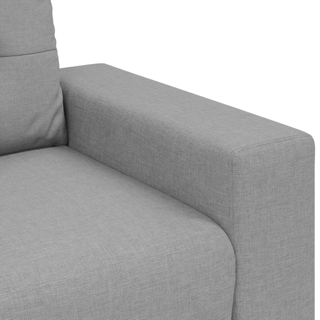 Divano 3-Persone con cuscino Grigio nuvola Tessuto 4105096