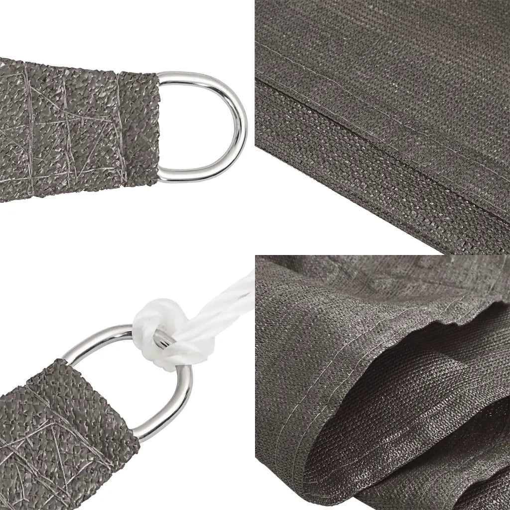 Vela Parasole 160 g/m² Antracite 4,5x4,5 m in HDPE 311057