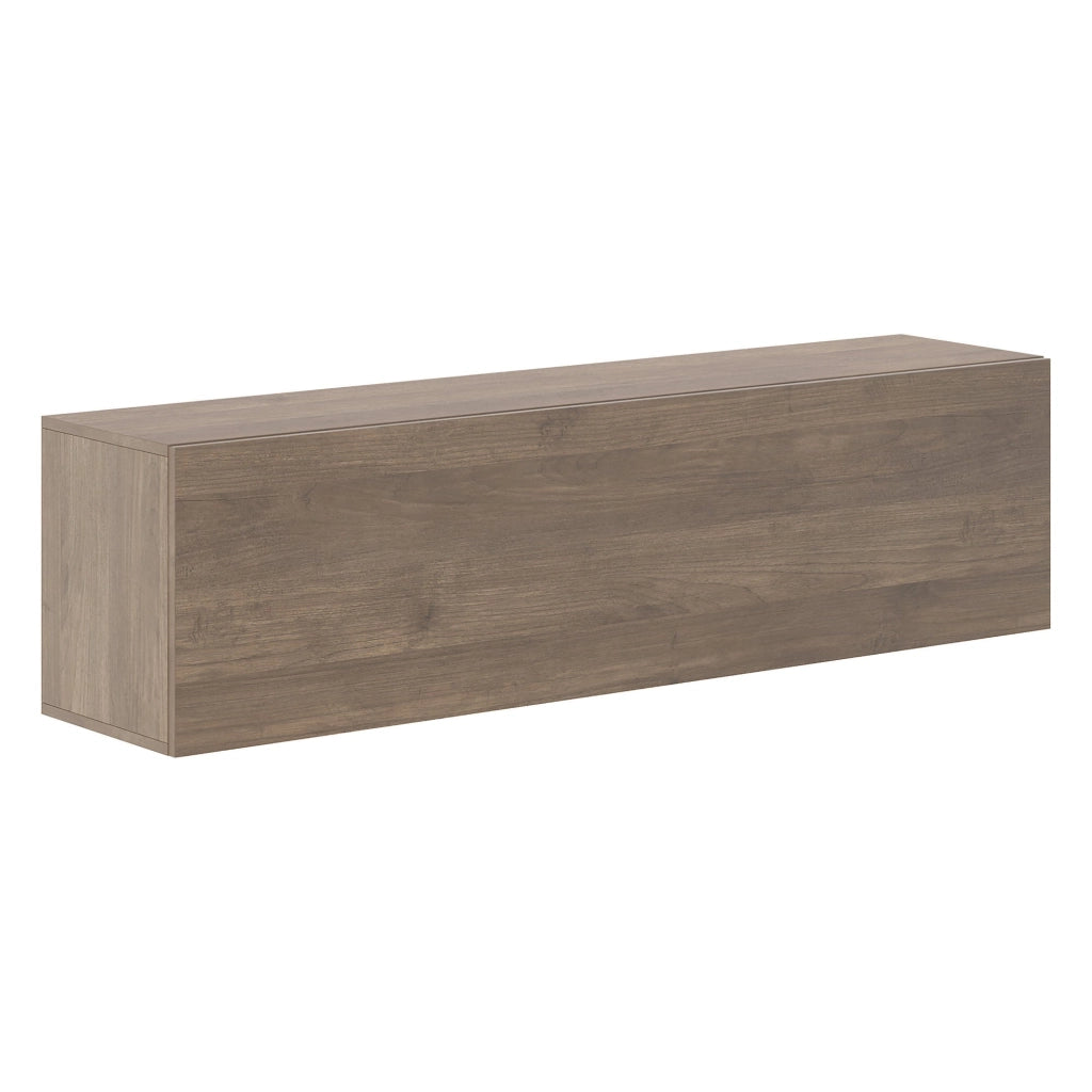 Laghetto, Mobile Pensile Modulabile, 150x40h cm Marrone Noce