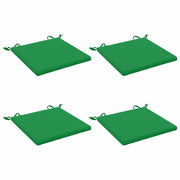 Cuscini per Sedia in 4 Pezzi SOEST 4 pz 100% Poliestere Verde 944431