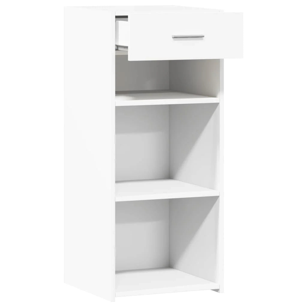 Buffet credenza cassettiera armadio mobile contenitore organizer per cucina soggiorno salotto 40 x 42,5 x 93 cm legno ingegnerizzato bianco 02_0030310
