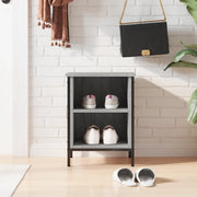 Scarpiera-Scaffale per scarpe Grigio Sonoma 38x35x50 cm in Legno Multistrato