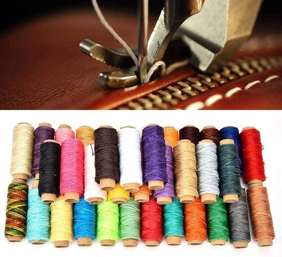 Fil di Lava a 36 Colori 50 Metri - Kit di Strumenti DIY per Manufatti in Pelle