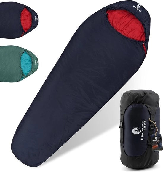 Slaapzak ultralight I Pacchetto compatto per 3 stagioni I Slaapzak leggera I Slaapzak all'aperto compatto per campeggiare o viaggiare I Slaapzak I 100% riciclato