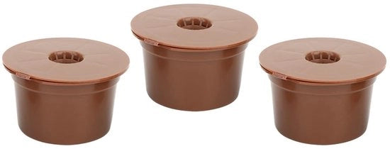Set di Filtri per Caffè in Kunststoff Riciclabili - Accessori di Ricambio - Adatto per Systemi Caffitaly - 3 Pezzi