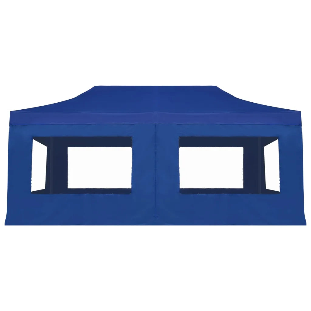 Gazebo Professionale Pieghevole Alluminio con Pareti 6x3 m Blu cod mxl 56076