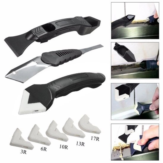 Kit di spatole per l'assemblaggio - Accessori per l'assemblaggio - per la finitura, rimozione e modifica delle giunzioni - set di spatole e rimozione (8 pezzi)