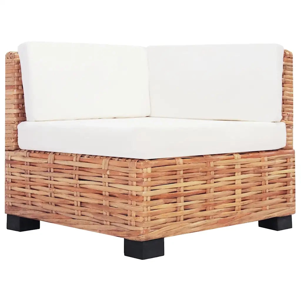 Set Divano 18 pz in Rattan Naturale cod mxl 34855
