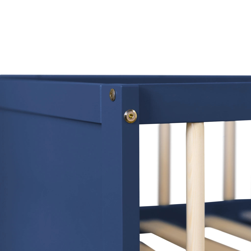 Letto per bambini 190x90cm blu scuro ADAM