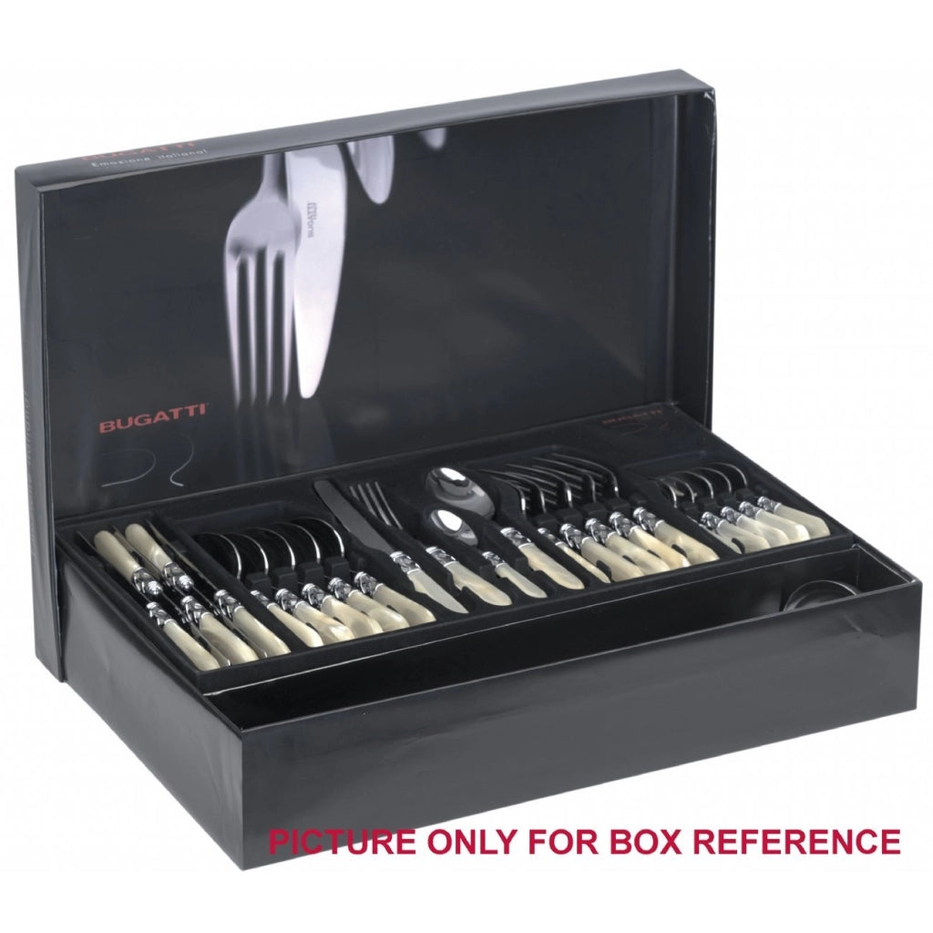 Casa Bugatti Set 49 Posate Country Bianco