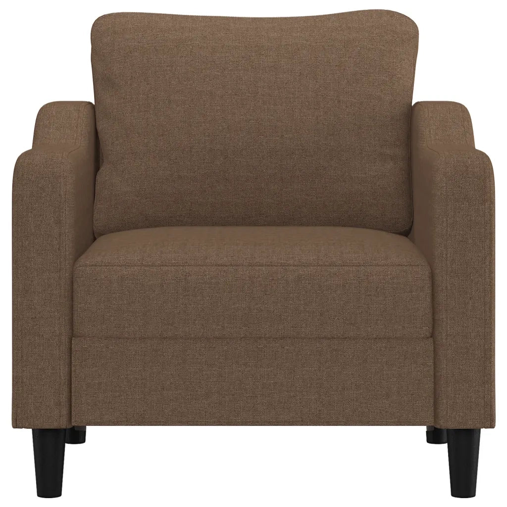Poltrona-Divano Sedia-Poltroncina Marrone 60 cm in Tessuto 103025