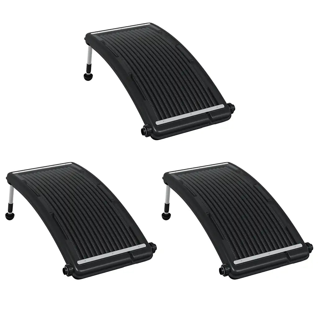 Pannelli Solari Termici Curvi per Piscina 3 pz 110x65 cm