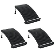 Pannelli Solari Termici Curvi per Piscina 3 pz 110x65 cm