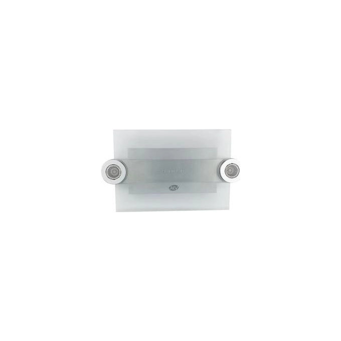 REV 0046820 Campanello da Parete Cablato 8 Melodie 82 dB Alimentazione a Batteria o Trasformatore colore Argento