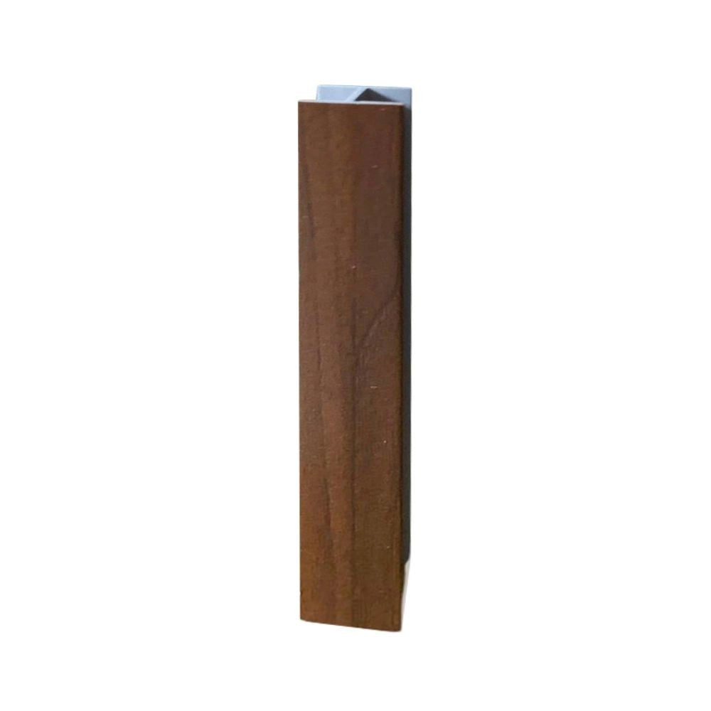 Giunzione lineare per zoccolo cucina PVC H 10 cm noce scuro GIUNZIONEH10NS