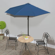 Ombrellone Balcone Palo in Alluminio Blu 270x135x245 cm a MetÃ 