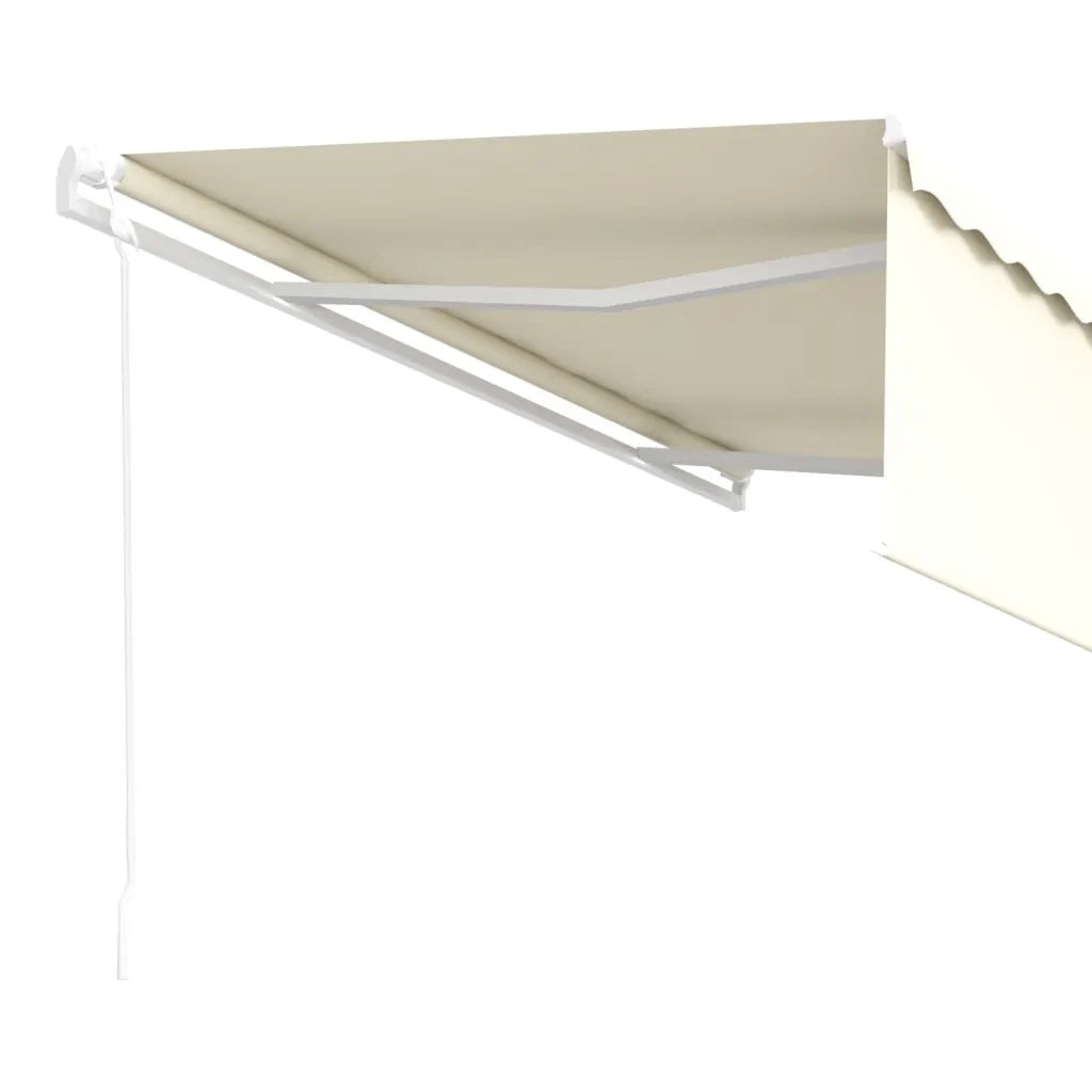 Tenda Retrattile Automatica con Parasole 5x3m Crema cod mxl 56172