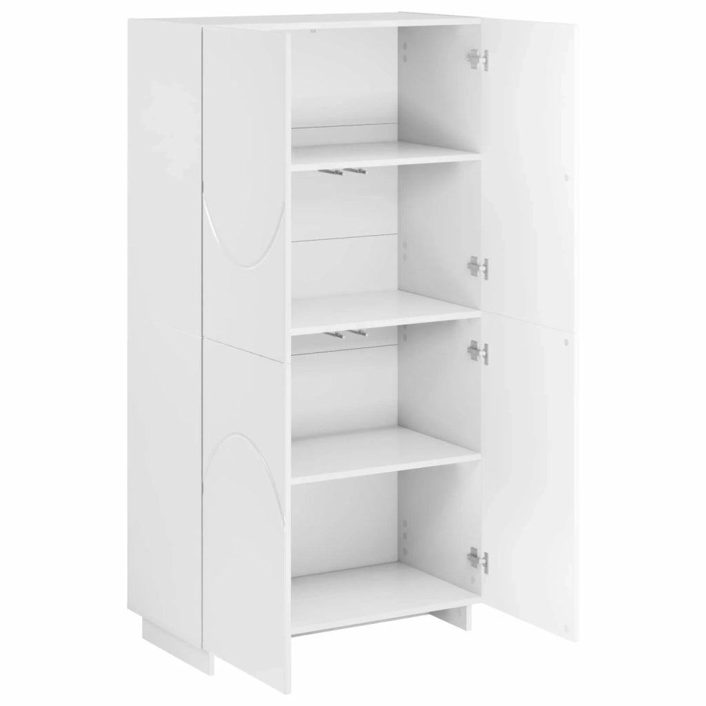 Credenza Bianco 79 x 41 x 151 cm Legno ingegnerizzato 3433109