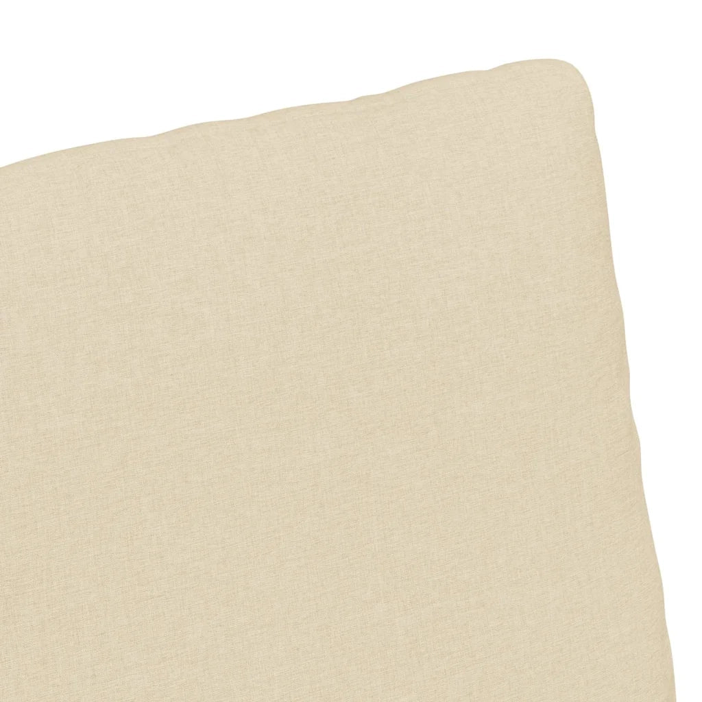 Sedie da pranzo 2 pcs Crema 57 x 67 x 98 cm Tessuto