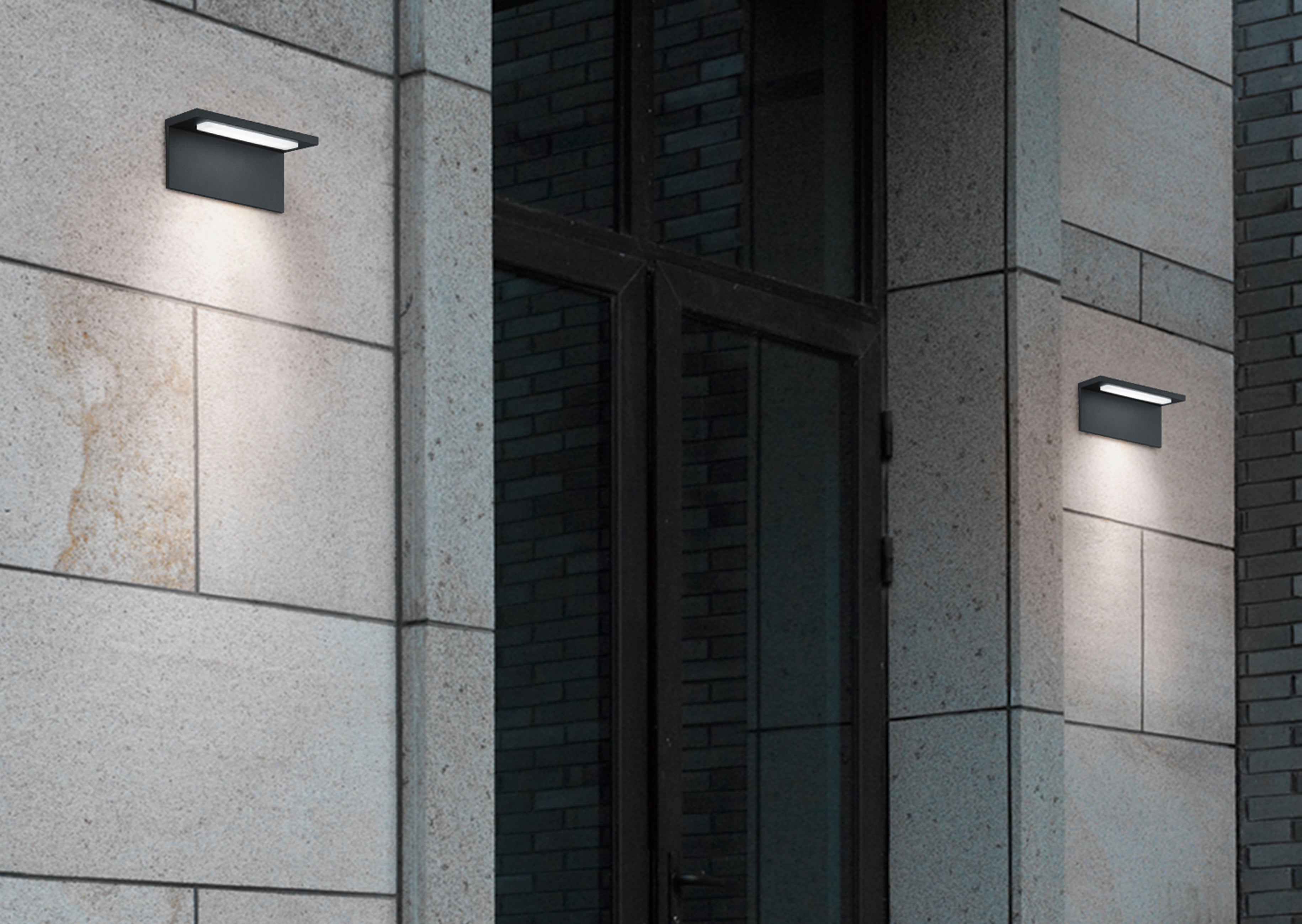 Applique da Esterno a LED in Pressofusione di alluminio Antracite